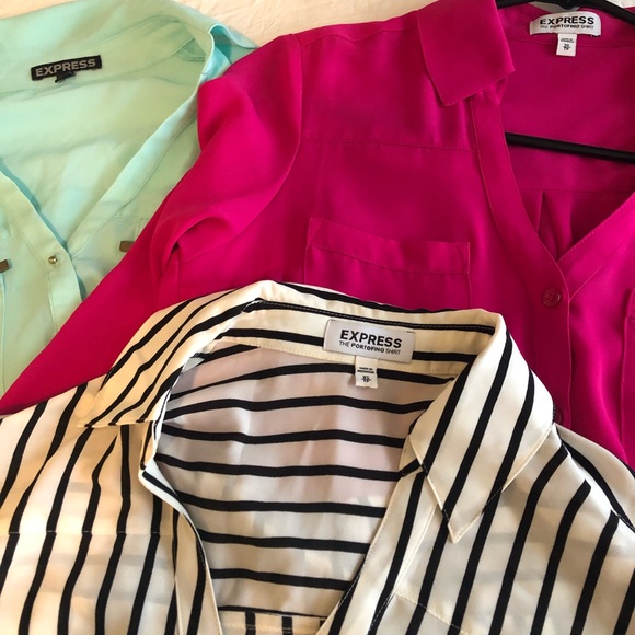 Bulk of 3 Express Portofino Tops 💜 - Picture 2 of 2
